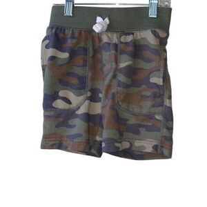 Carter’s Camouflage Pull On Elastic Faux Adjustable Waist Boys Shorts Size 6